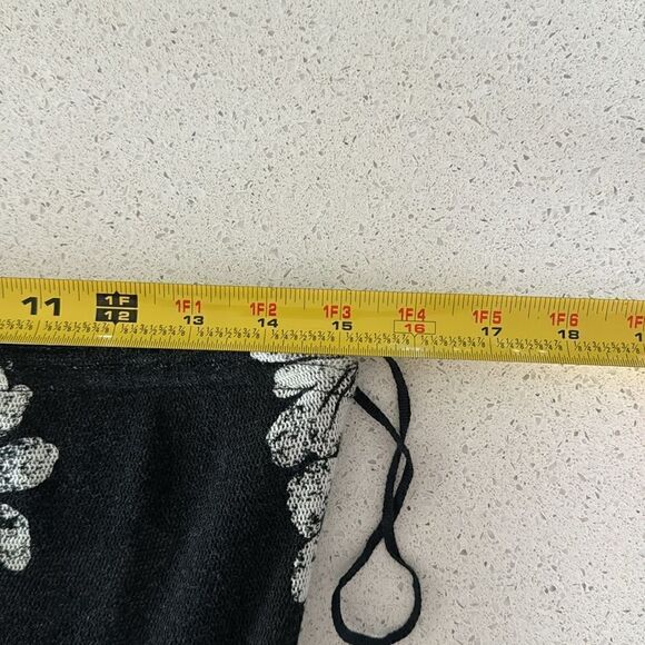 NWOT Free People Poppy Tube Top Black Floral Cropped L Removable Straps Smock - Picture 10 of 15